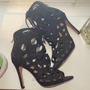 ALDO Black Suede Sandals